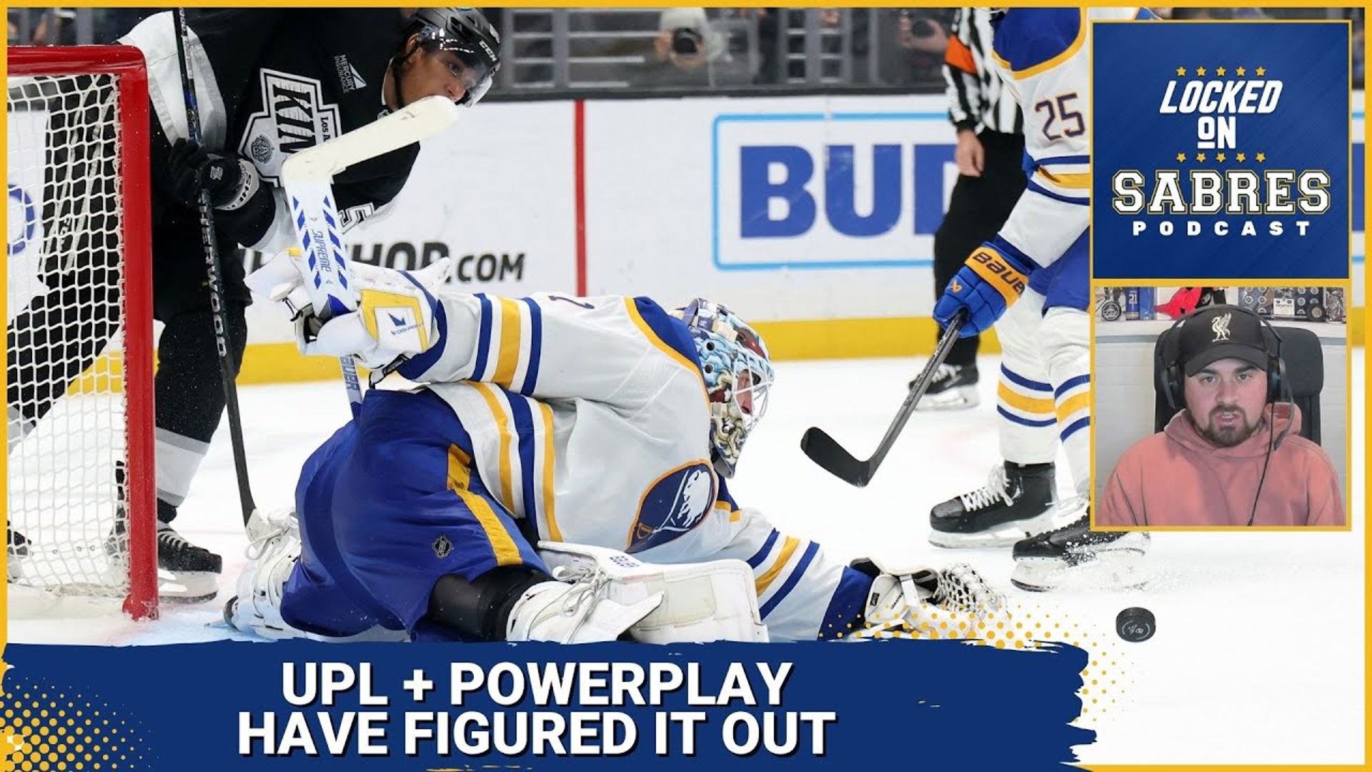 The Sabres went to LA and left with a 1-0 victory thanks to Ukko-Pekka Luukkonen's best game of the season and yet another powerplay goal.