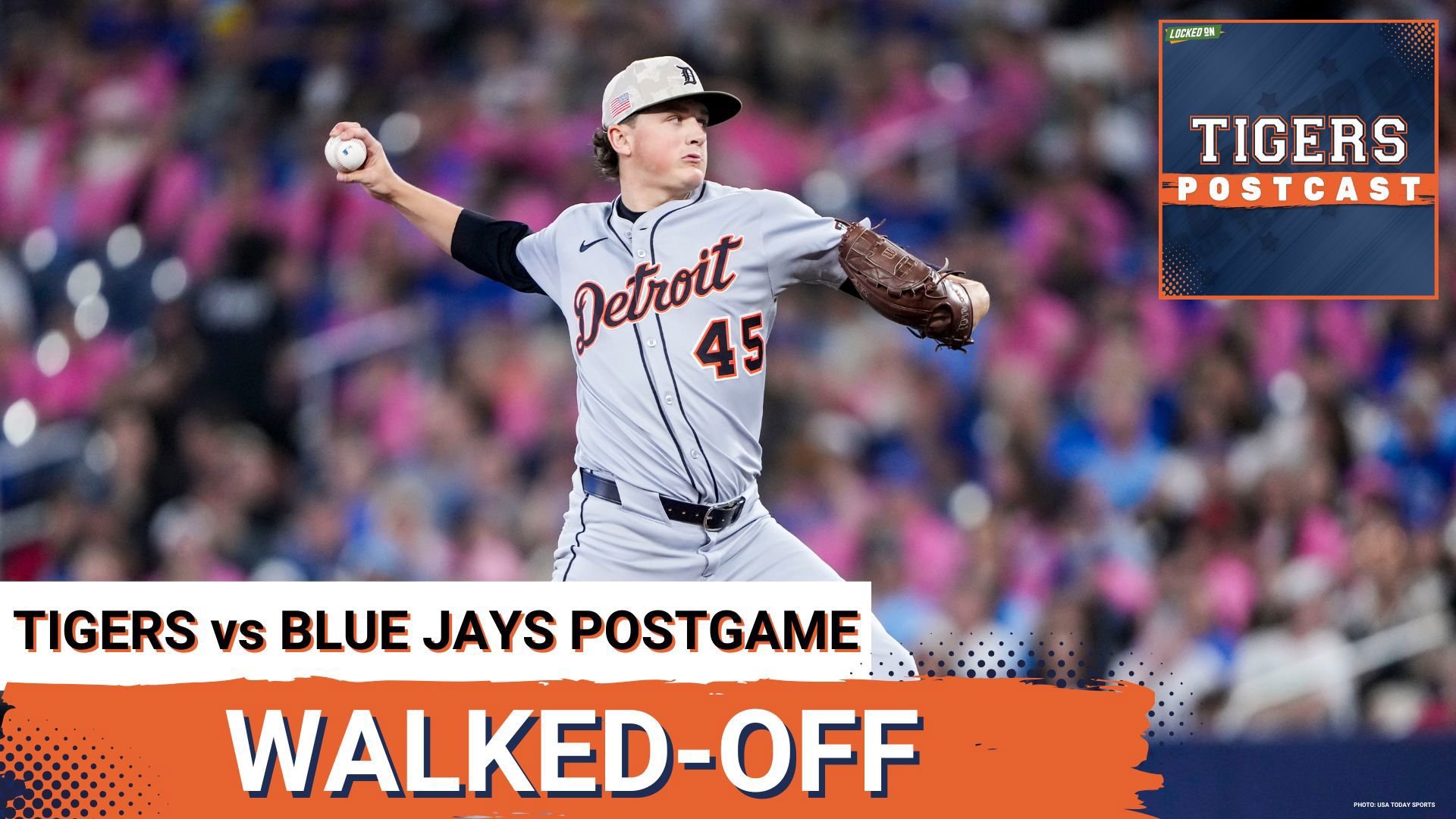 Detroit Tigers lose to Toronto Blue Jays 2-1 on a walk-off RBI single by Ernie Clement off Brenan
Hanifee.