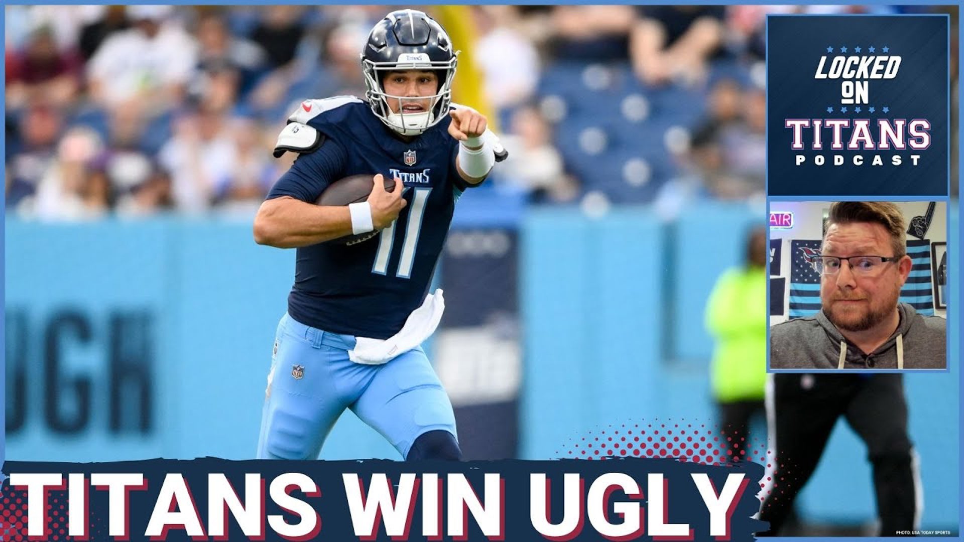 The Tennessee Titans pulled off an ugly win against the New England Patriots in overtime by a score of 20-17