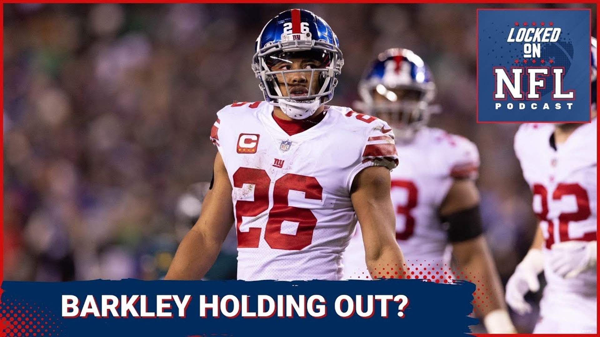 Is Saquon Barkley preparing to hold out from New York Giants' training camp?