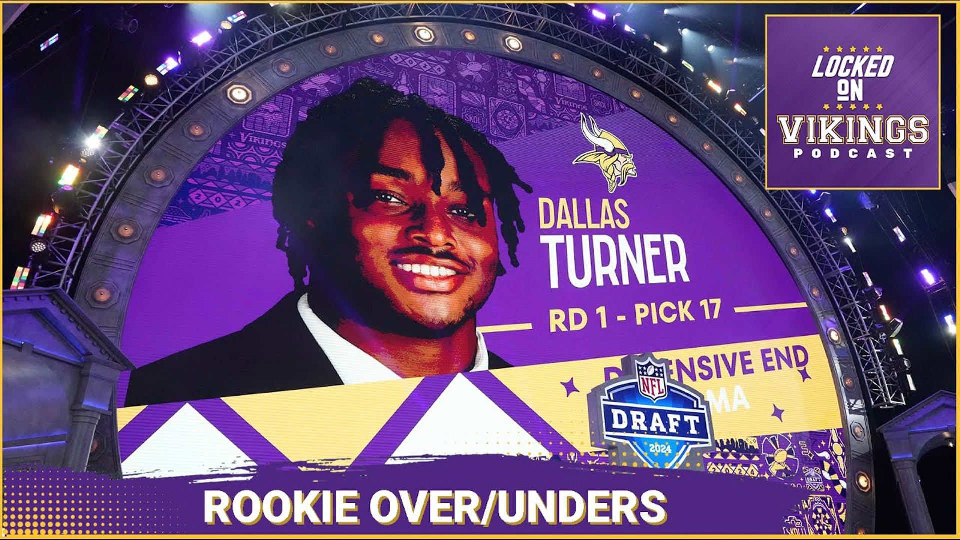 Minnesota Vikings Rookie Over   Unders 