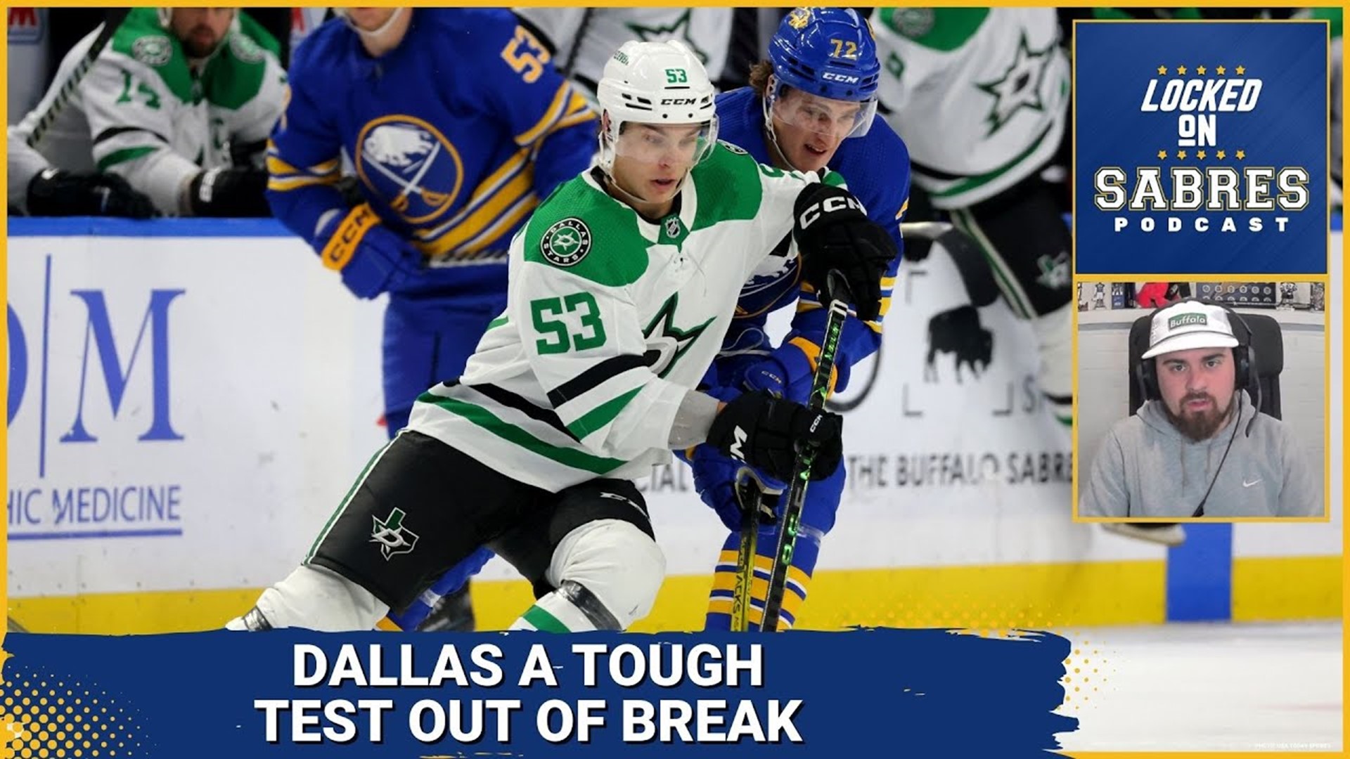 Dallas Stars a tough test for the injured Sabres