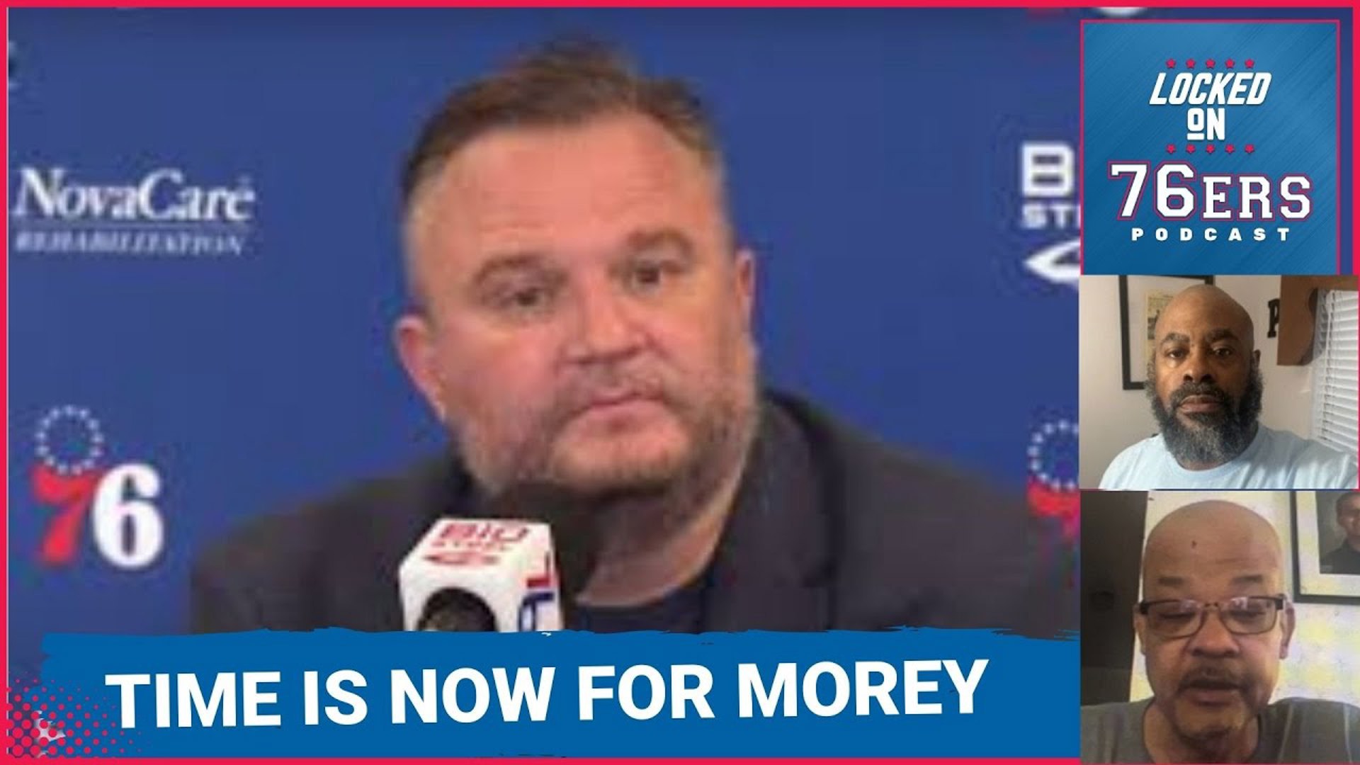 Sixers president of basketball operations Daryl Morey is on Front Street