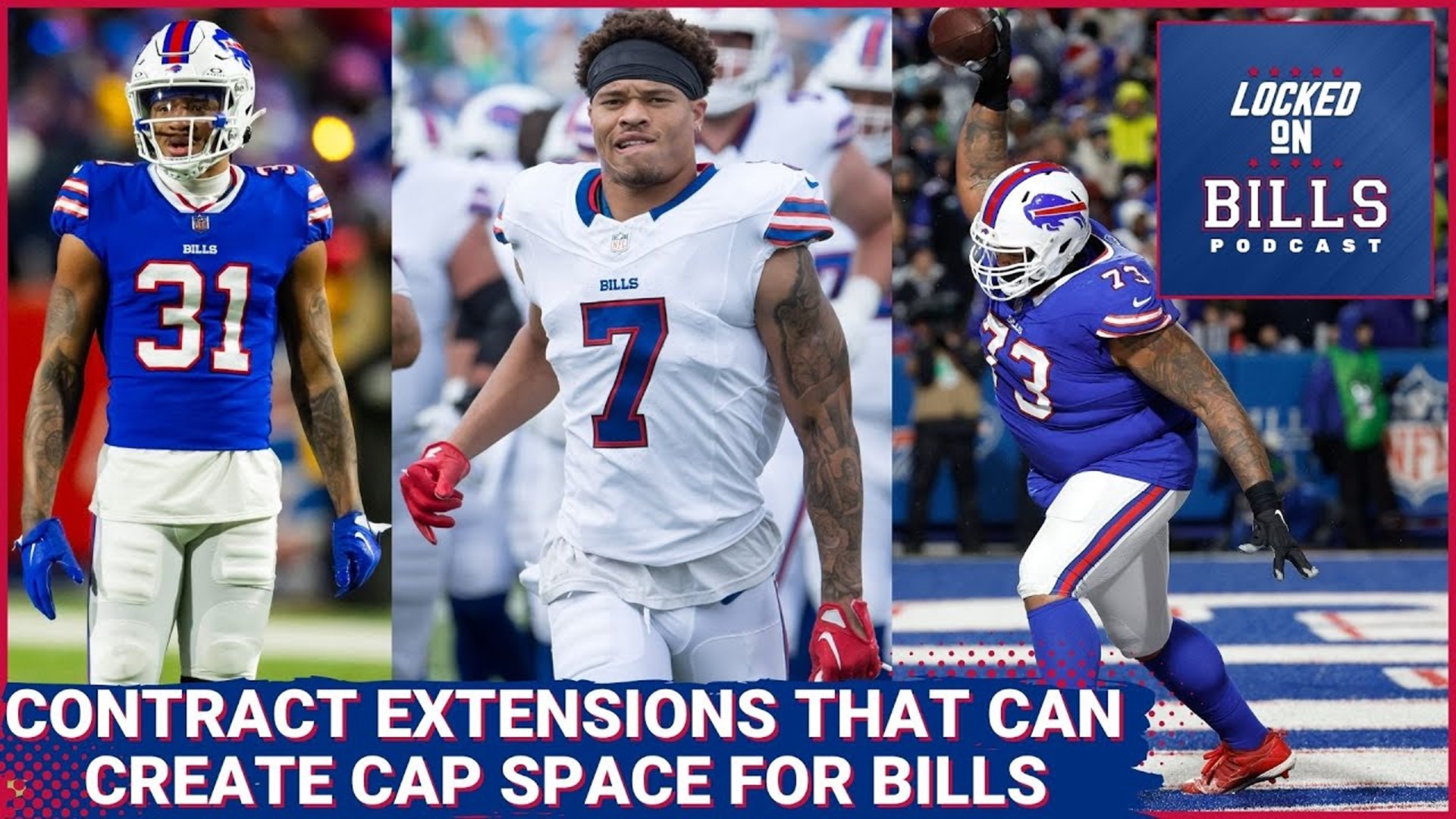 How Buffalo Bills can create 2024 cap space by extending Dion Dawkins, Taron Johnson & Rasul Douglas