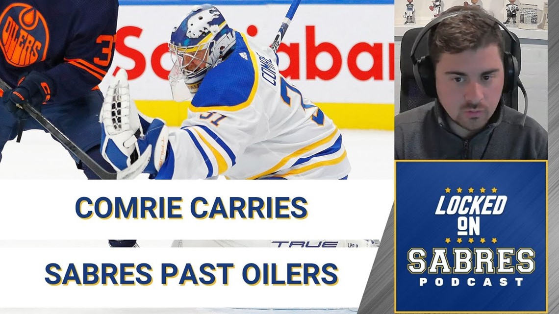 Eric Comrie carries Sabres to win over Oilers