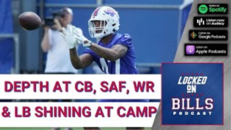 Buffalo Bills Wide Receiver, Secondary and Linebacker Depth Standing Out at Camp