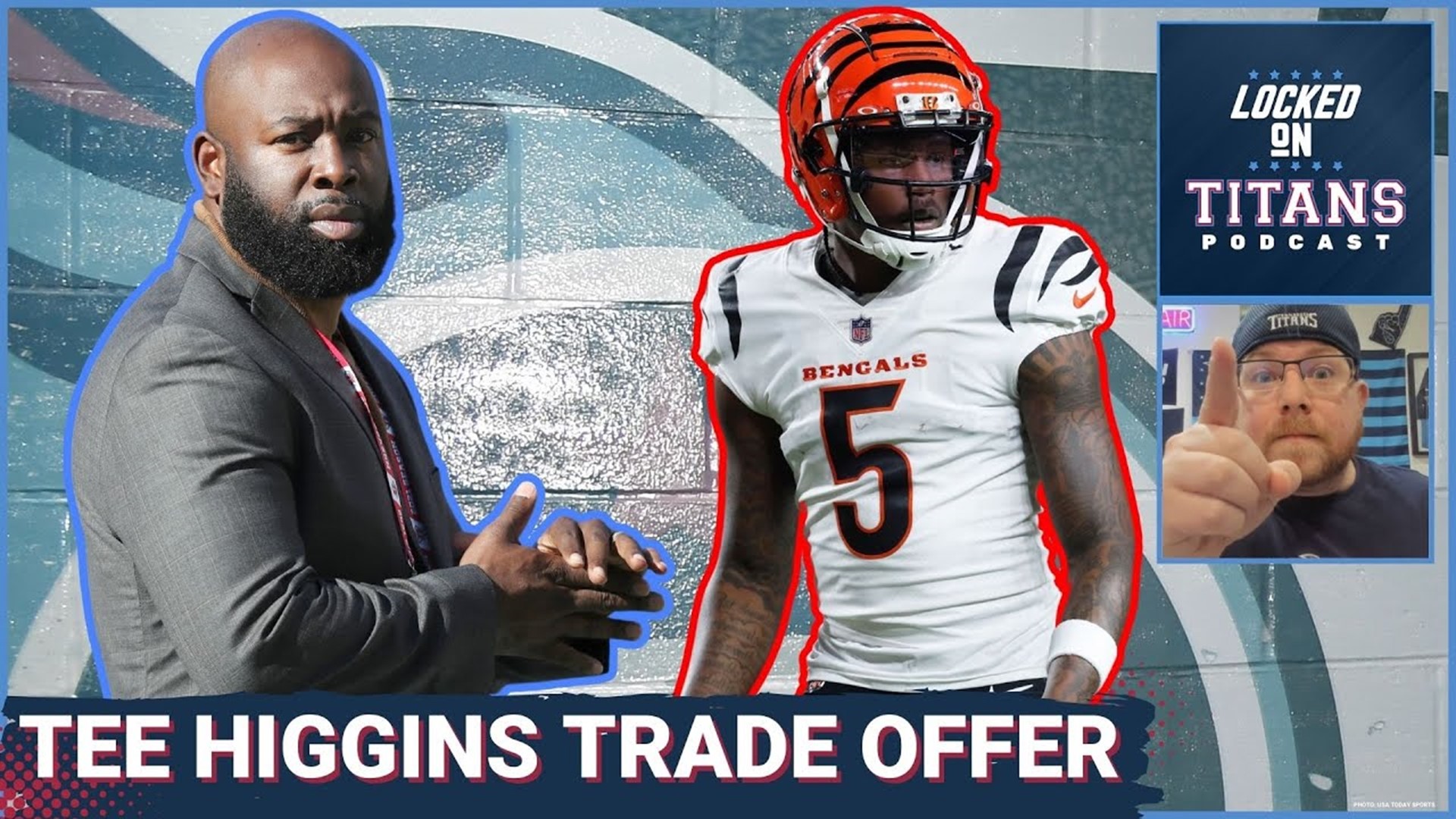 The Tennessee Titans are in the market for a w2ide receiver and one of the top names they could be interested in is Tee Higgins, but Higgins was tagged