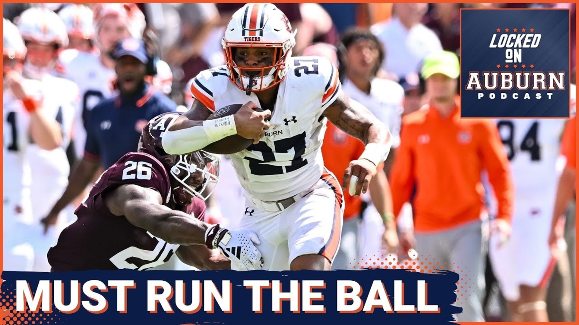 Auburn football has to RUN THE FOOTBALL to beat the Georgia Bulldogs - Auburn Tigers Podcast