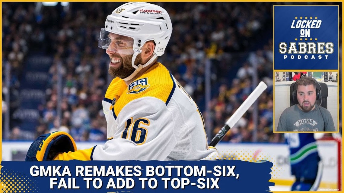 Sabres Remake Bottom-six, Fail To Add To Top-six On Free Agency Day ...