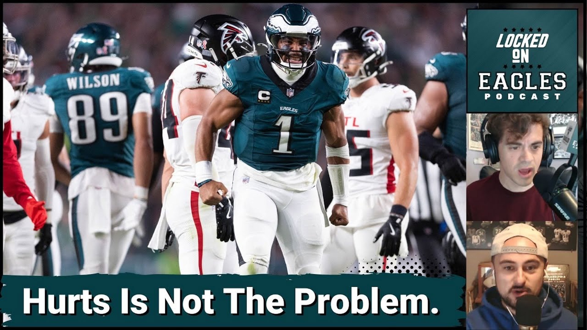 Jalen Hurts was NOT a reason the Philadelphia Eagles blew Monday night's matchup with the Atlanta Falcons.