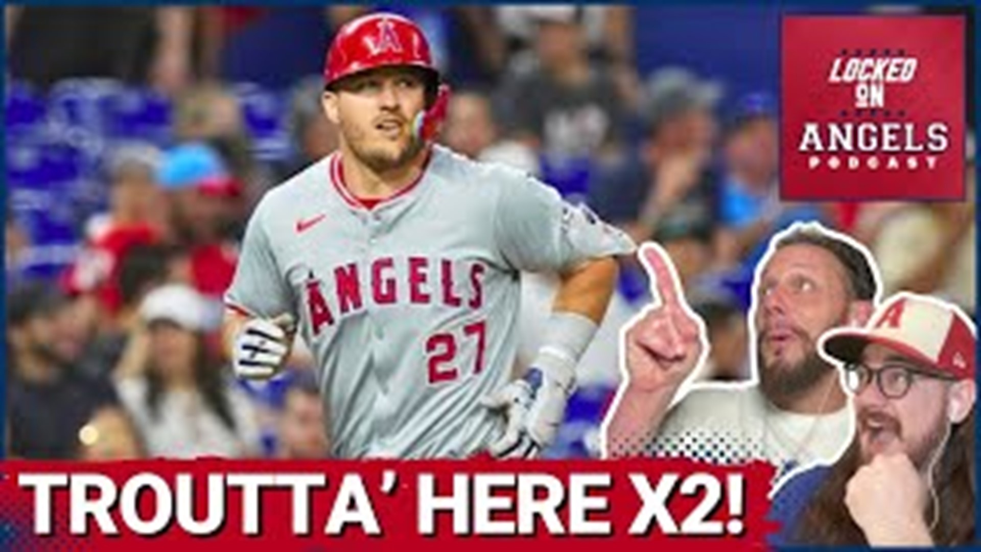 The Los Angeles Angels win their second game in a row and climb to 2-2 on the season, thanks to Mike Trout hammering two home runs, Nolan Schanuel hitting one too.