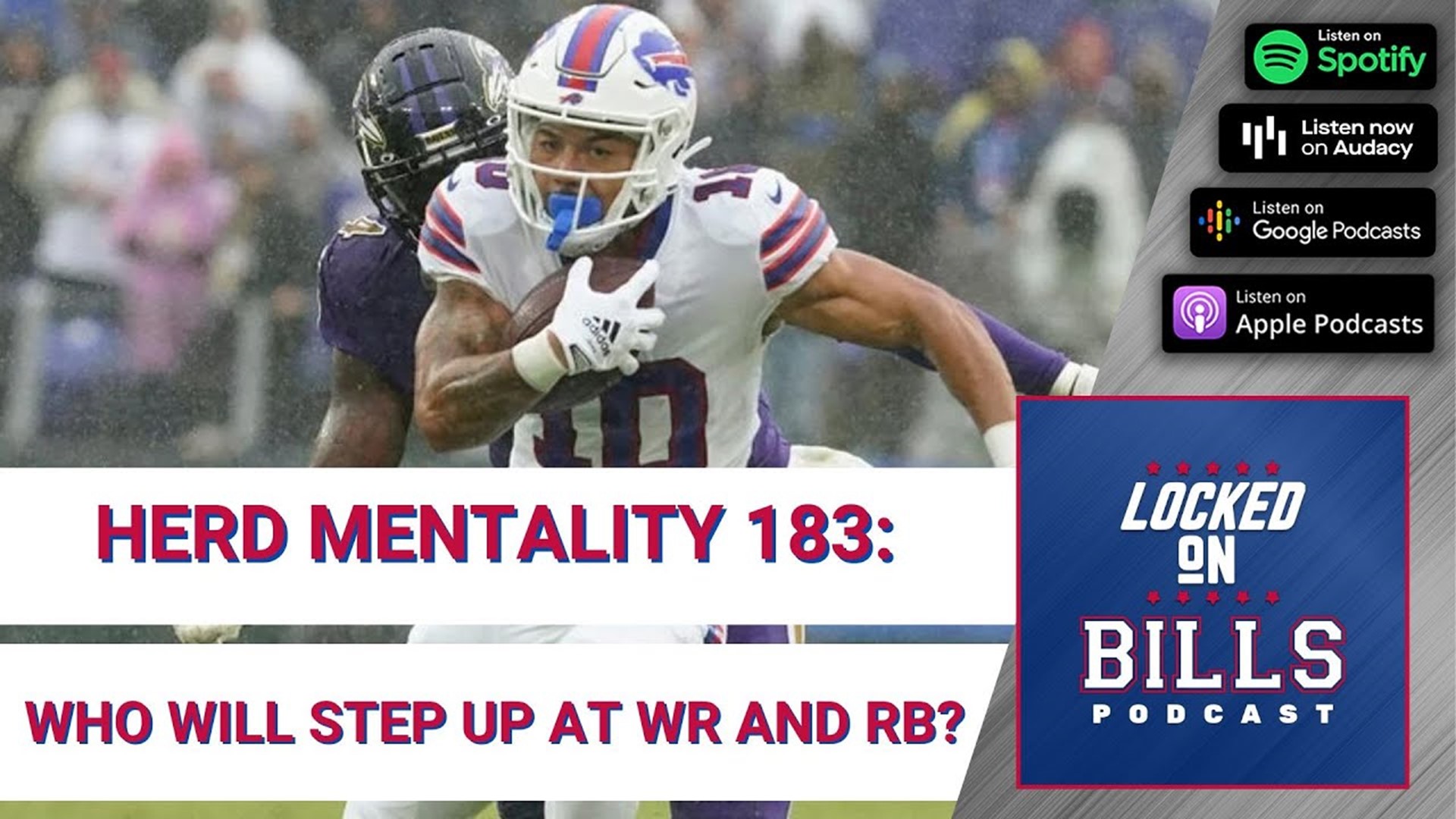 Herd Mentality 184: Who Will Step Up For Buffalo Bills at WR and RB?