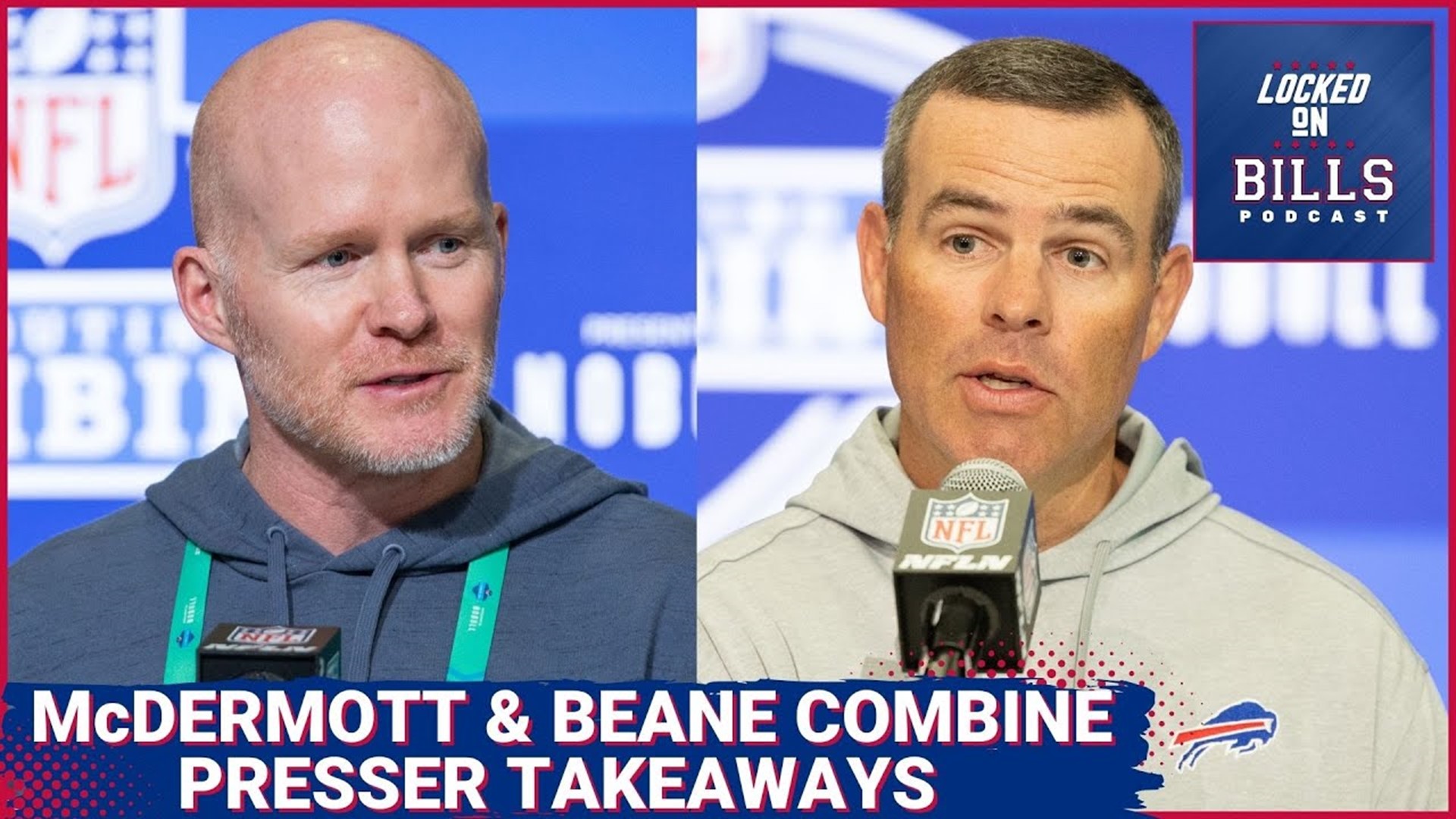 Sean McDermott Brandon Beane offer perspective on future of Buffalo Bills at NFL Scouting Combine