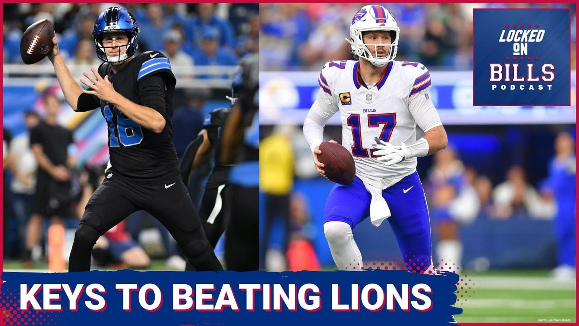 Bills vs. Lions: Plotting the path for Josh Allen to lead Buffalo to win over Jared Goff in Detroit