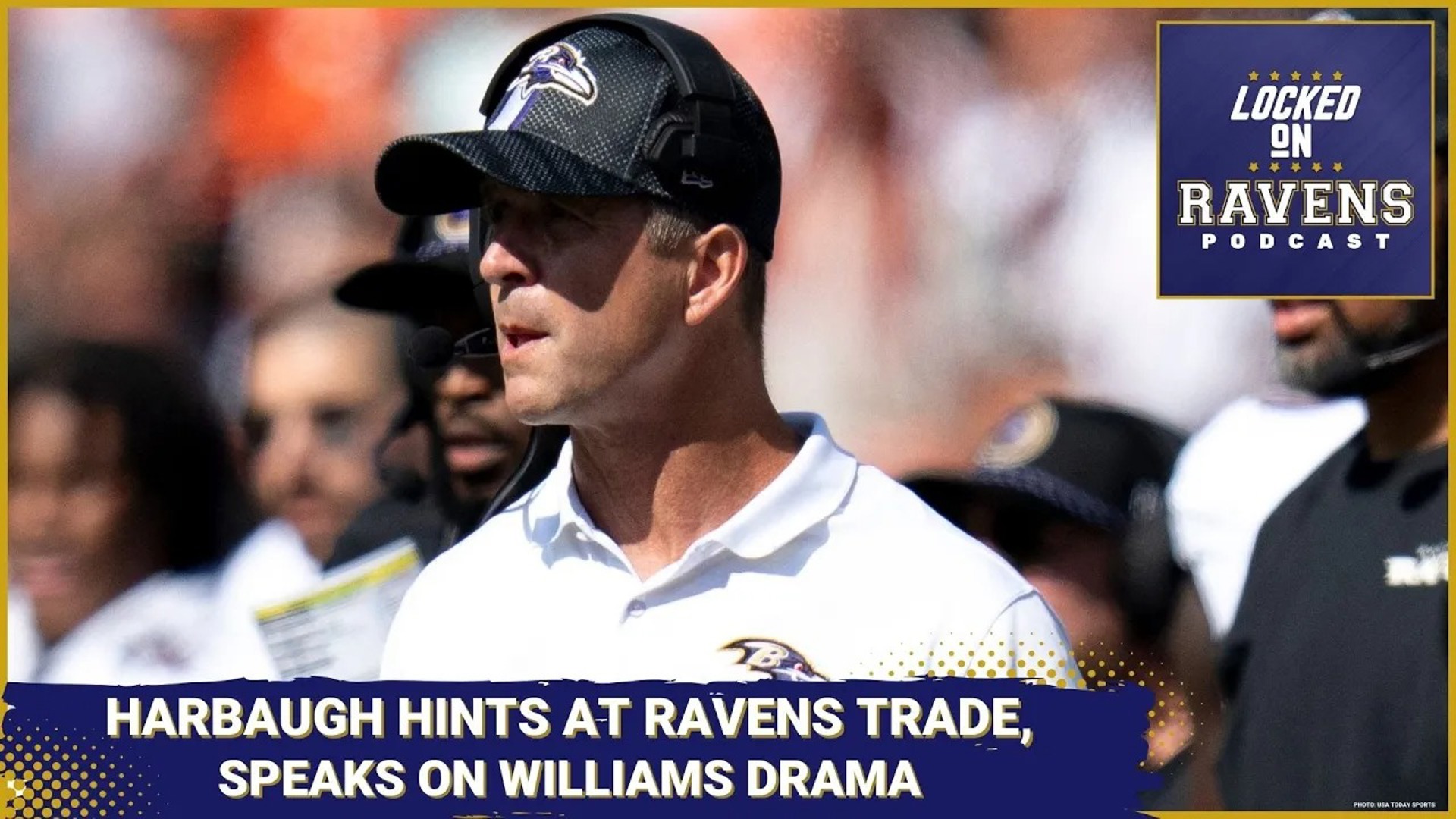 We look at John Harbaugh possibly hinting at a Baltimore Ravens trade with Qadry Ismail, discussing what was said and more.