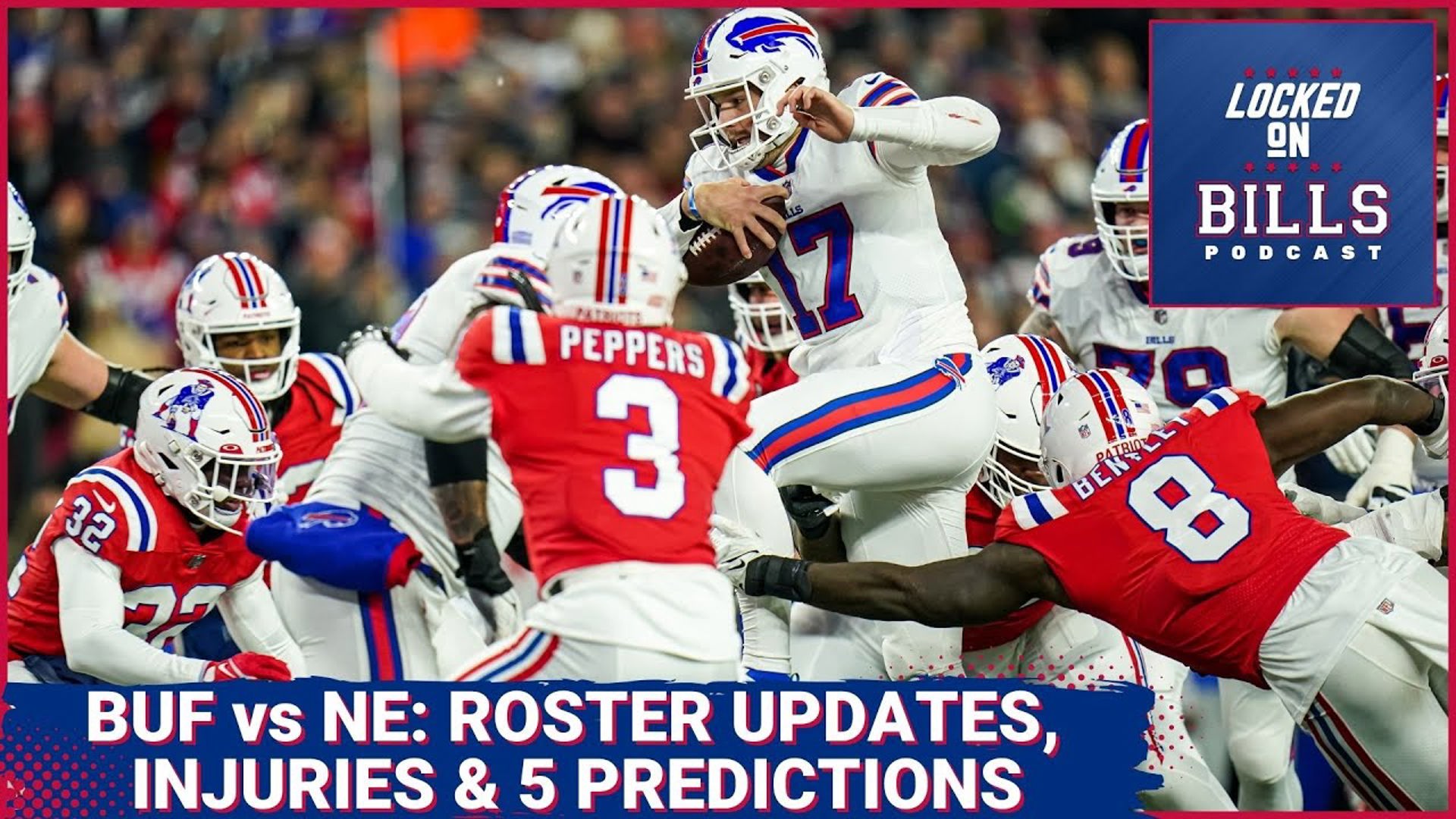 Bills vs. Patriots: Roster updates, Josh Allen honored again, injury ...