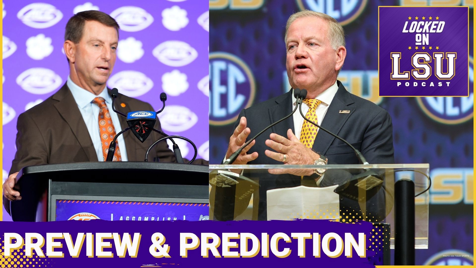 It’s finally here — the LSU Tigers and Clemson Tigers are set for a massive Top 10 showdown to open the college football season
