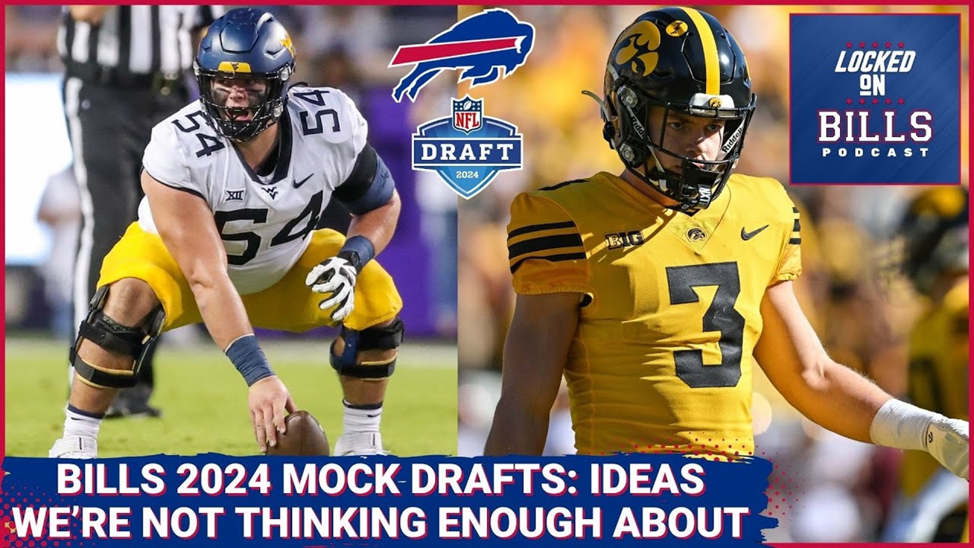 Buffalo Bills 2024 NFL Mock Draft Scenarios. R2 trade up, Trade back & what we’re not thinking about