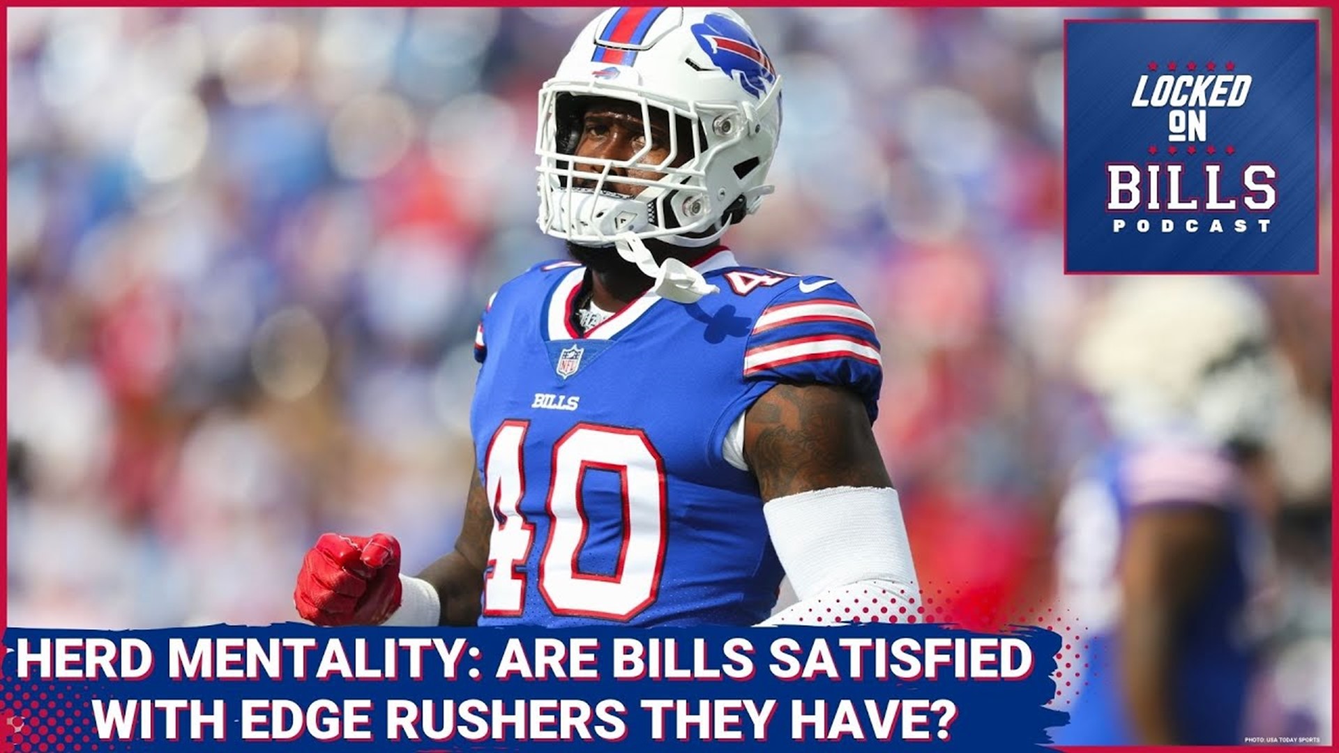 Does lack of moves indicate the Buffalo Bills are satisfied with current group of edge rushers?