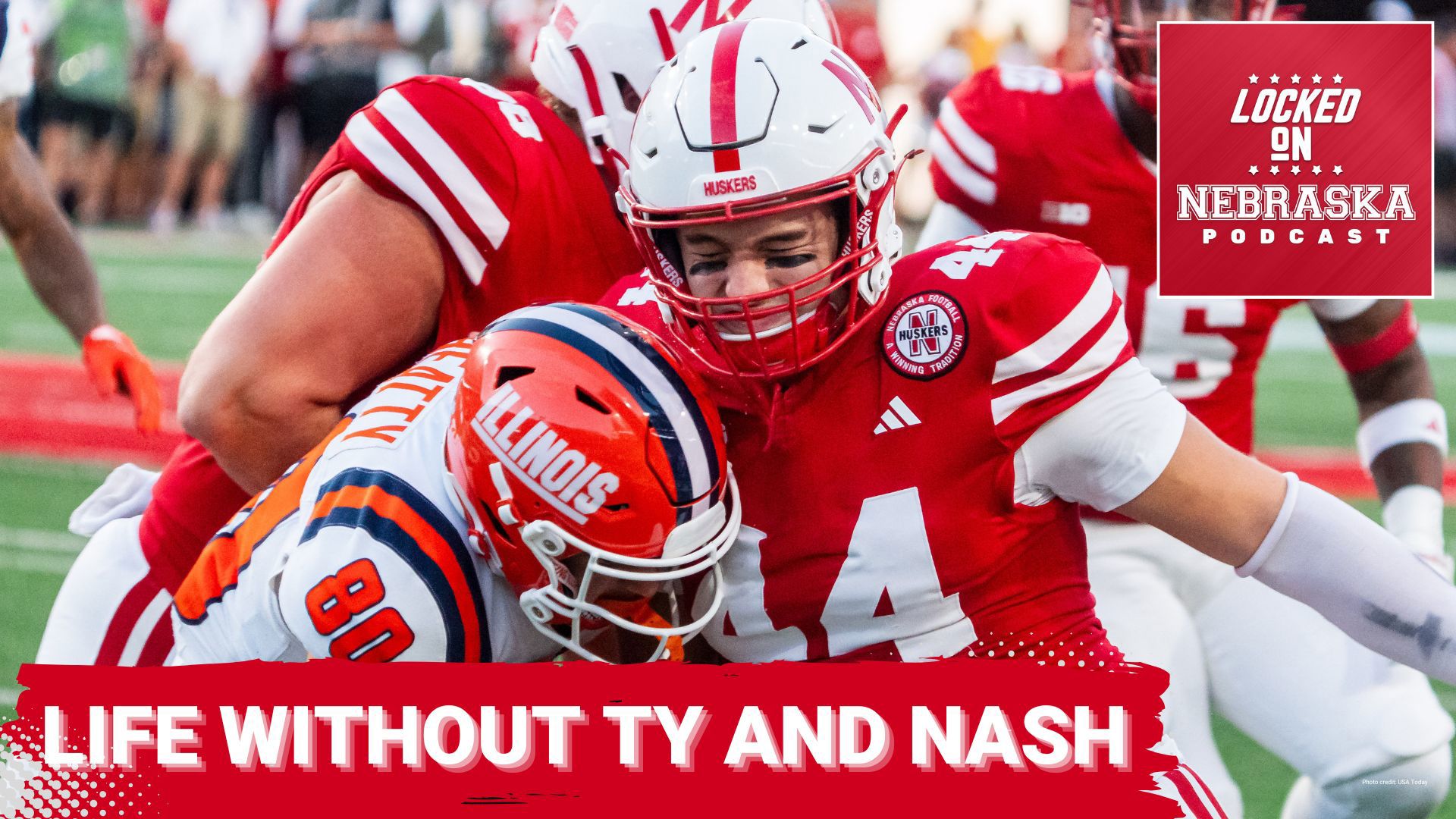 What will life be like without Ty Robinson in Nash Hutmacher for Nebraska in 2025?