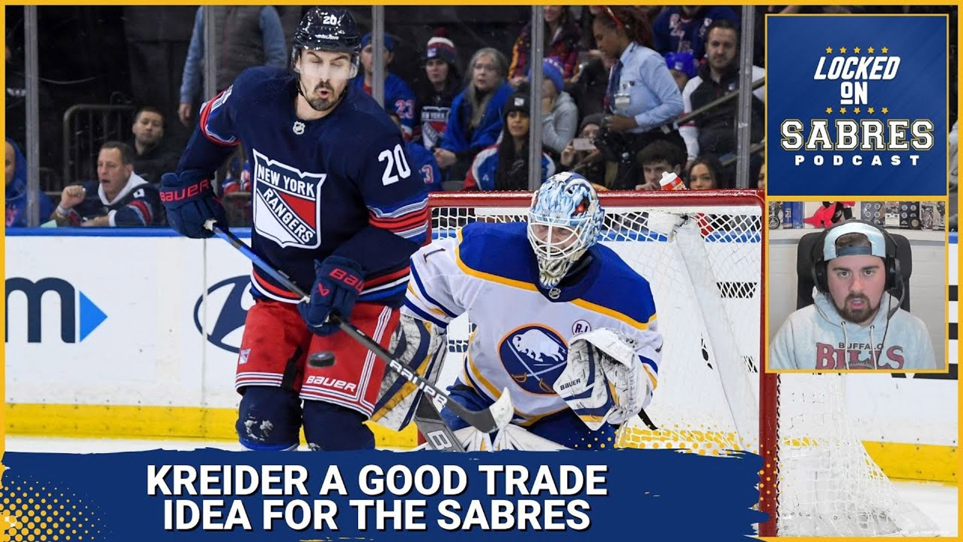 Sabres have to go after a Chris Kreider trade