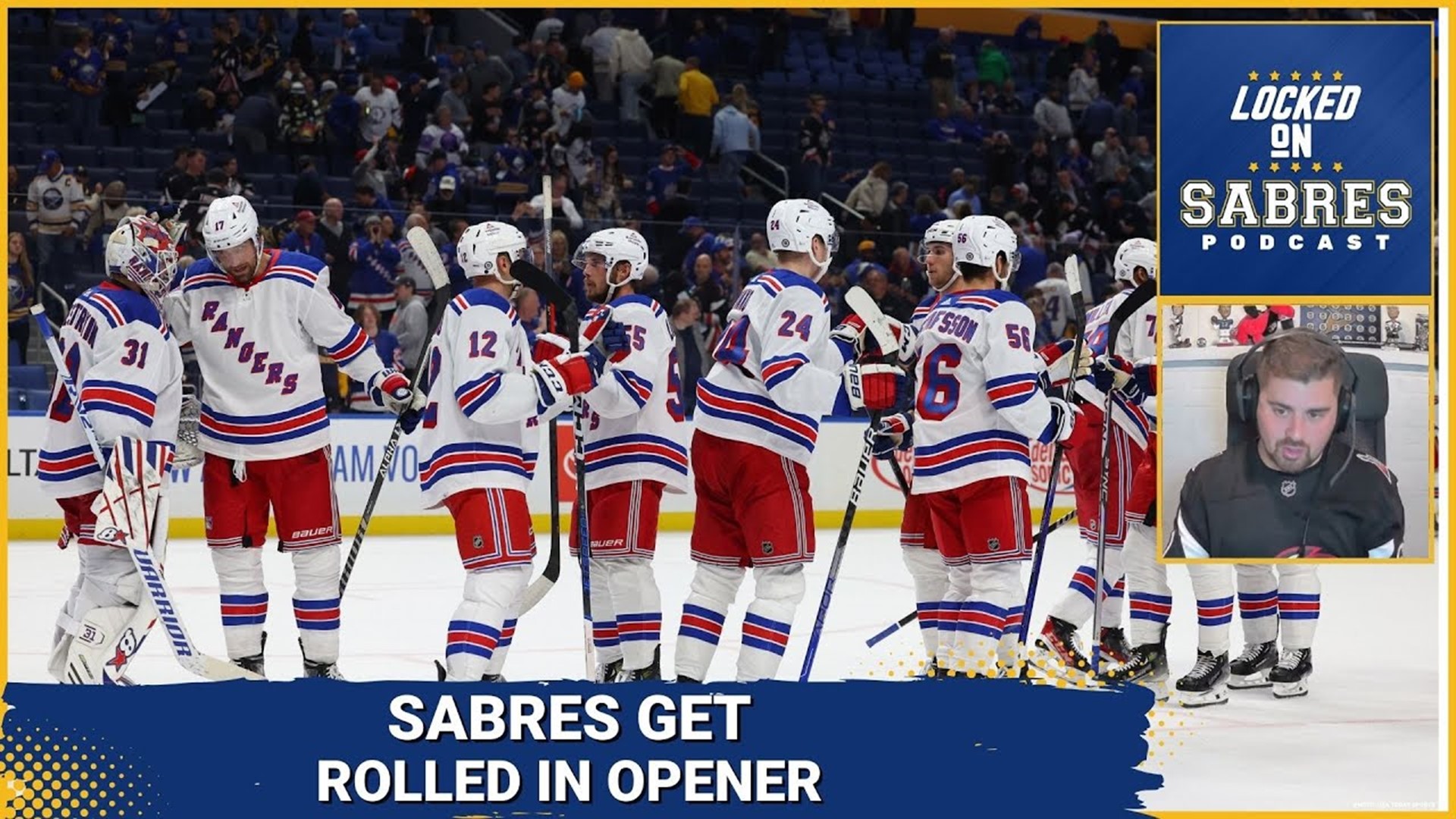 Sabres get rolled by Rangers in opener