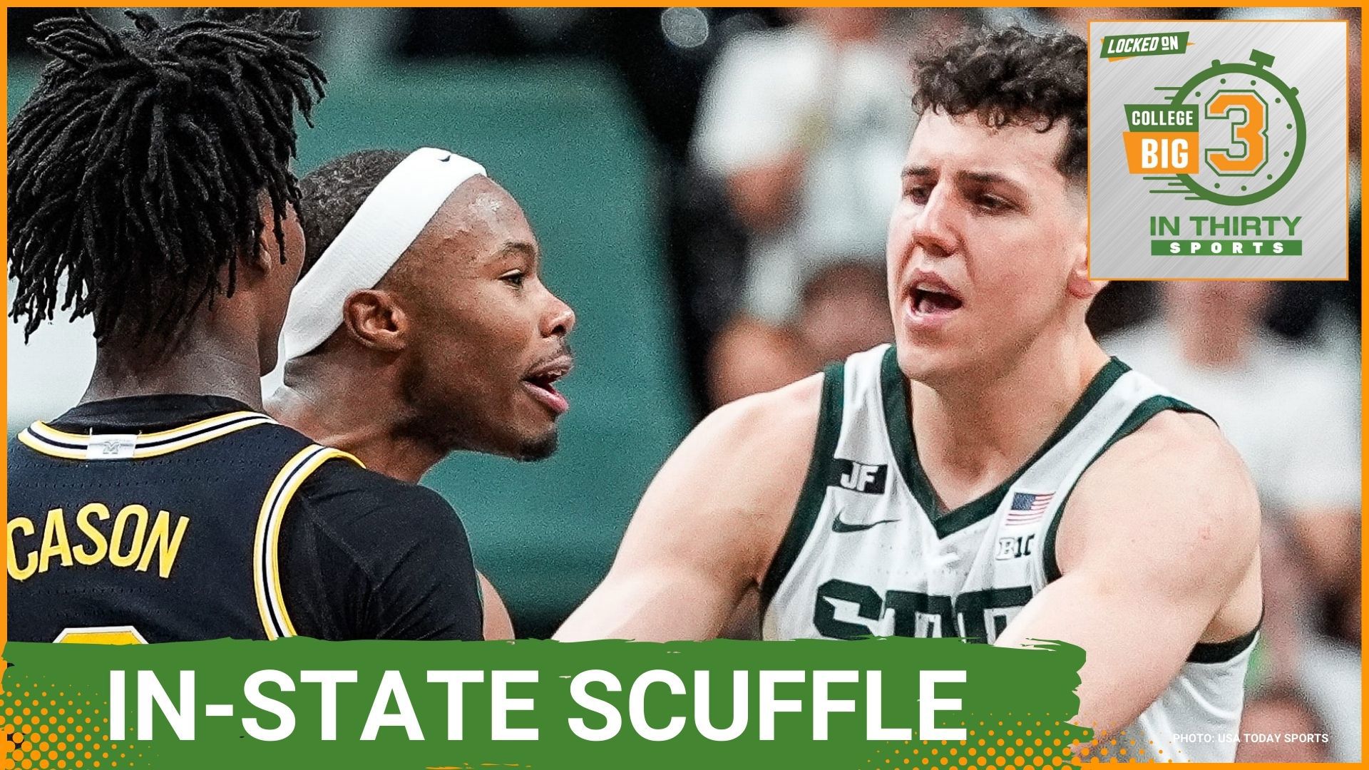 Michigan State and Michigan get into a shoving match at the end of the Big Ten season and Alabama takes down Auburn. Kentucky upsets Missouri.
