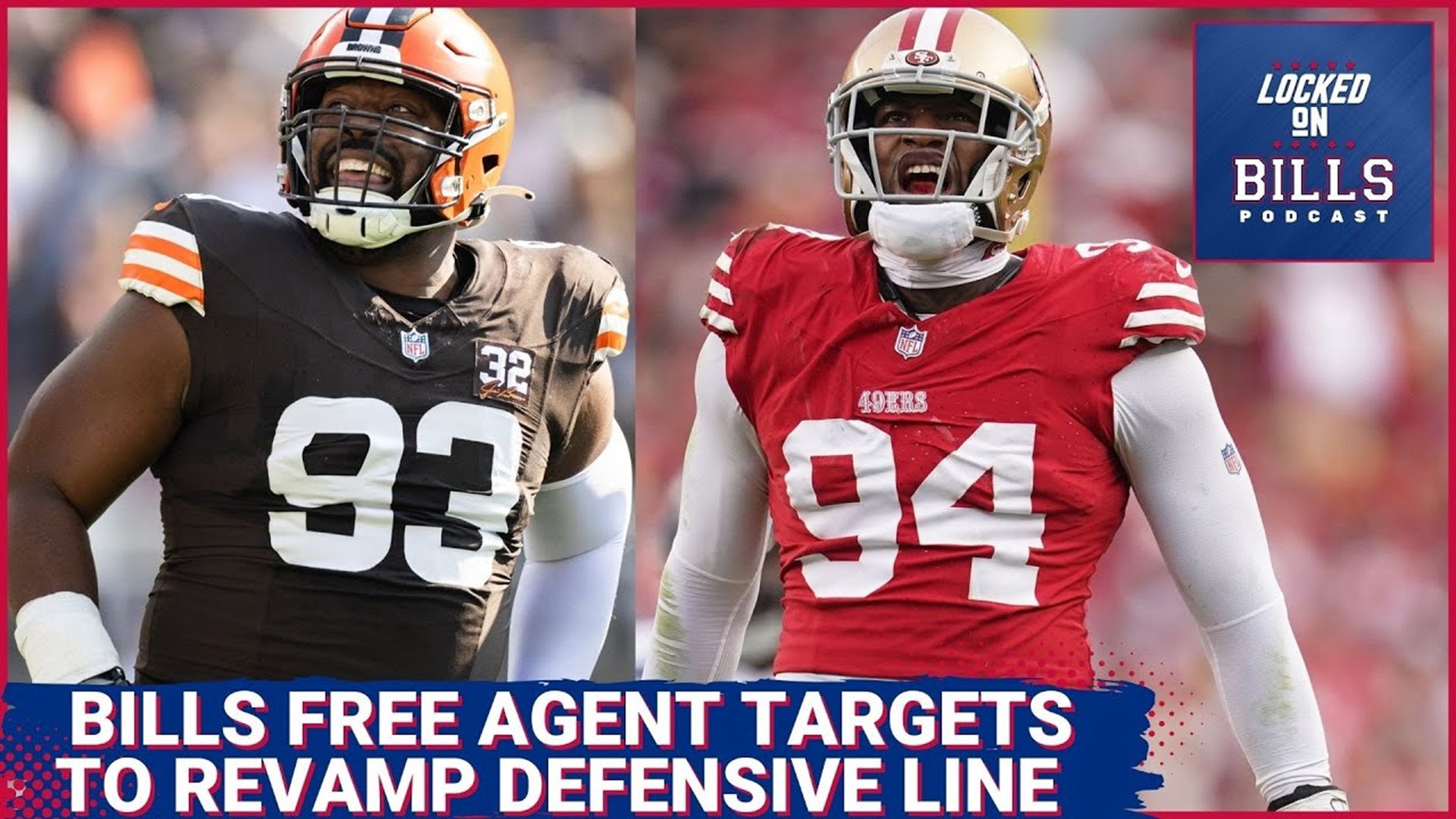 The NFL Free Agent crop is loaded with options for Buffalo Bills to revamp defensive line rotation