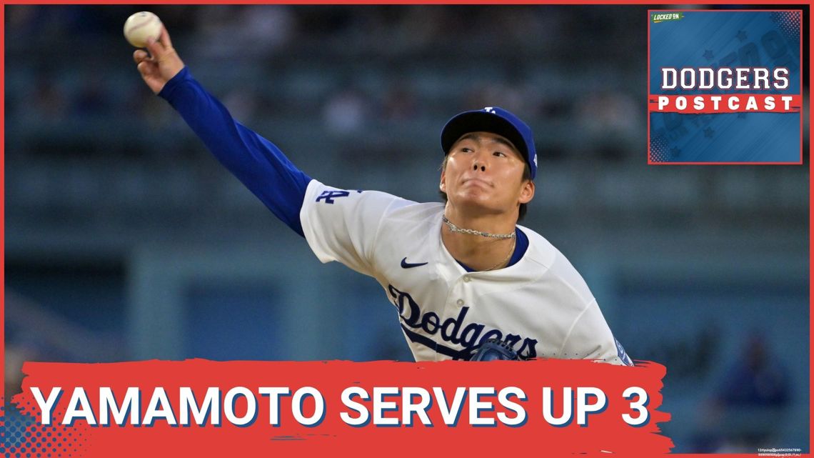 DODGERS POSTCAST _ Ohtani finally contributes with HR on a shaky night ...