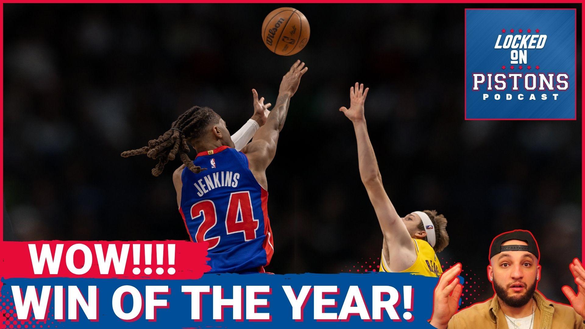 WIN OF THE YEAR?: Daniss Jenkins 30 Points LEADS Detroit Pistons To ...