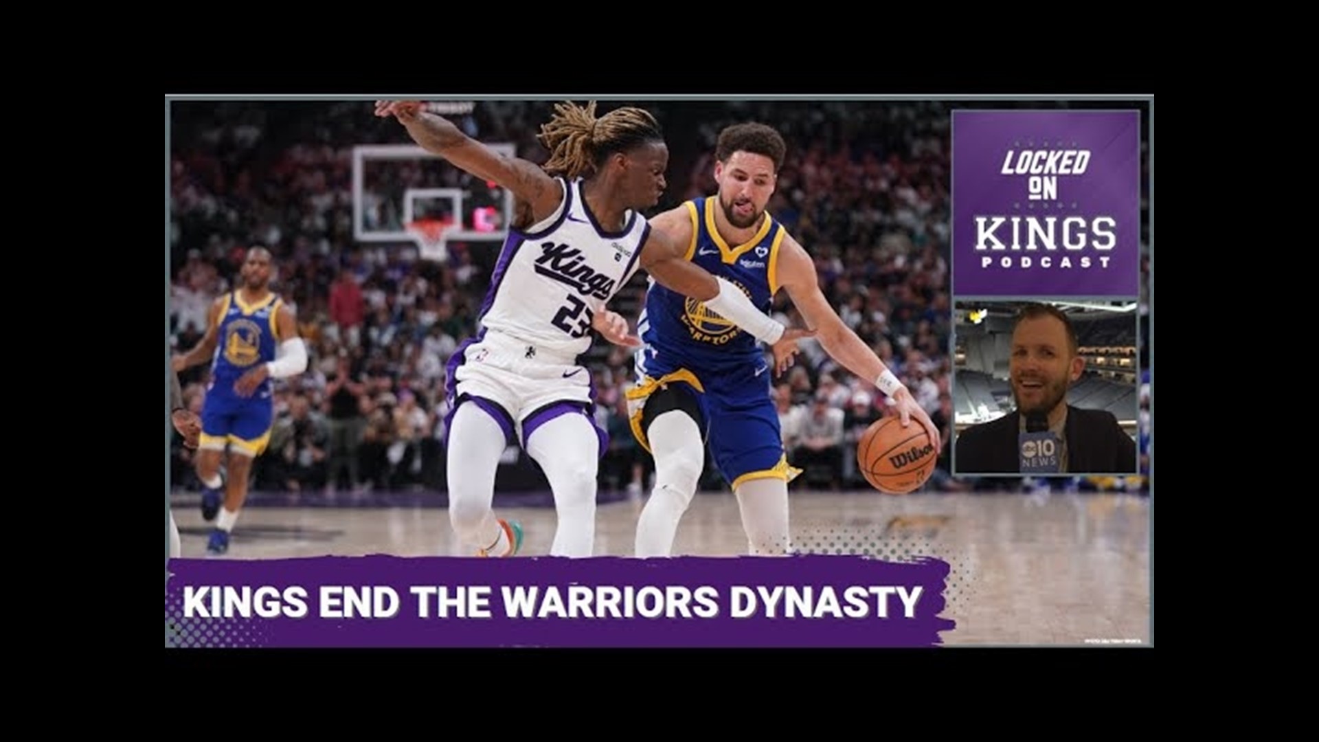Matt George reacts to the Sacramento Kings' dominant 118-94 win in the NBA Play-In Tournament, ending the Golden State Warriors season.