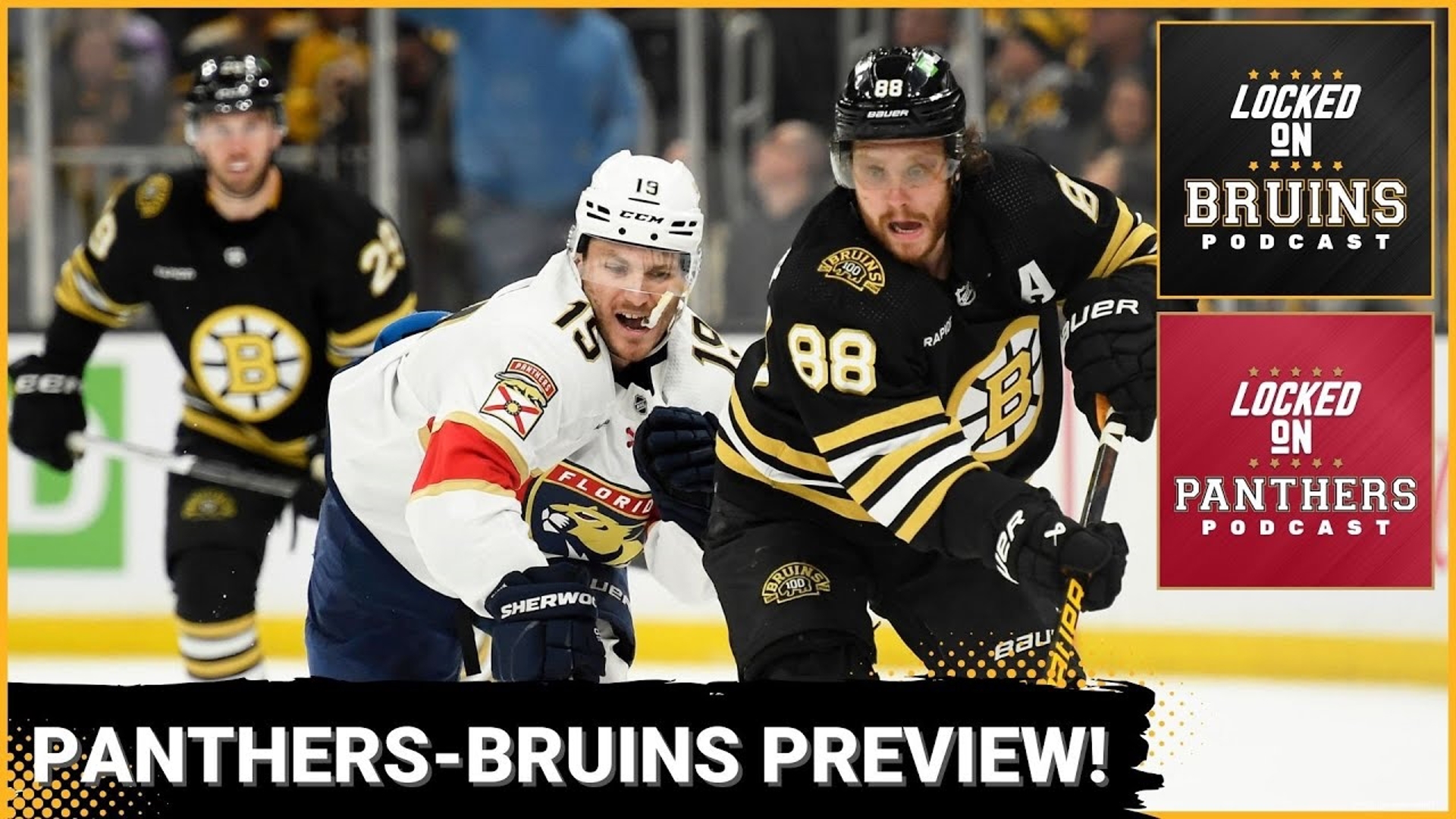 For the second year in a row, we have a playoff series between the Boston Bruins and the Florida Panthers.