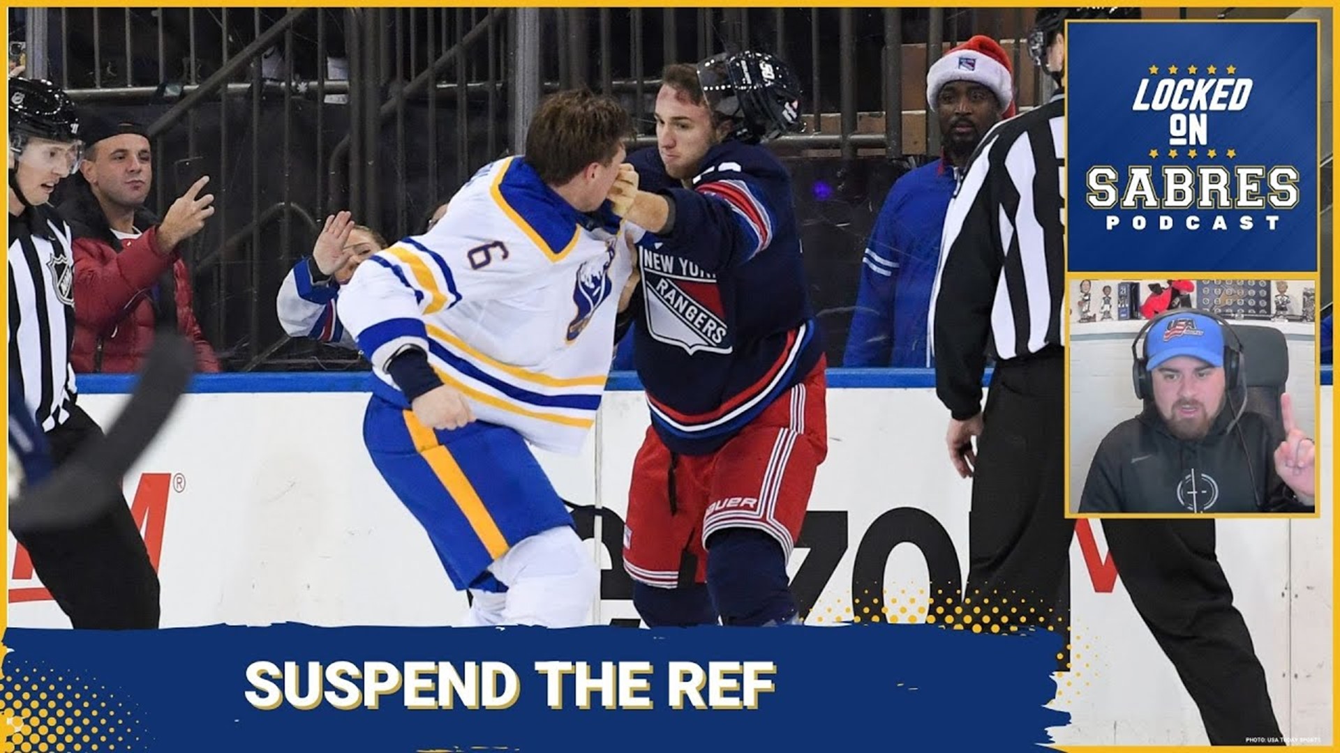 Referee from Sabres-Rangers deserves to be reprimanded