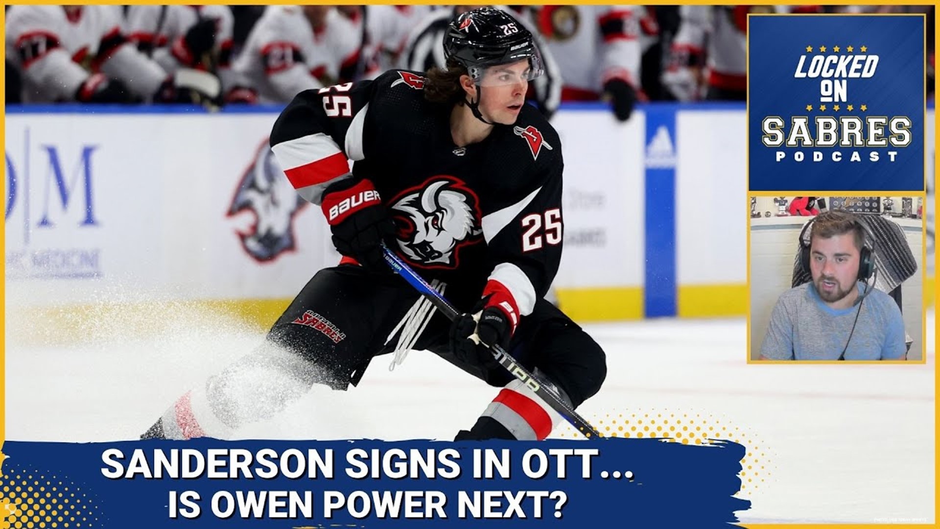 Jake Sanderson signs in Ottawa... is Owen Power next?