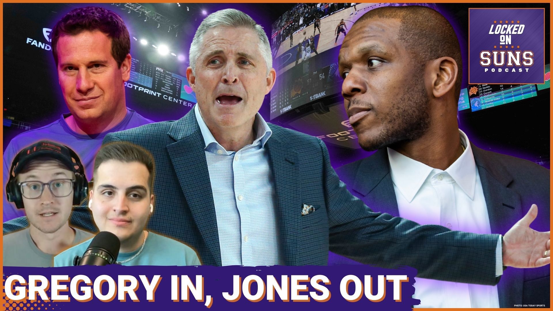 The Phoenix Suns went internal with Brian Gregory as the next GM, with James Jones demoted to a senior advisor role.