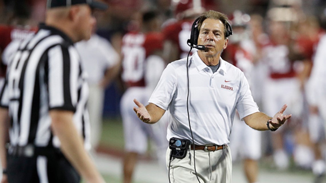 Nick Saban apologizes to ESPN sideline reporter Maria 