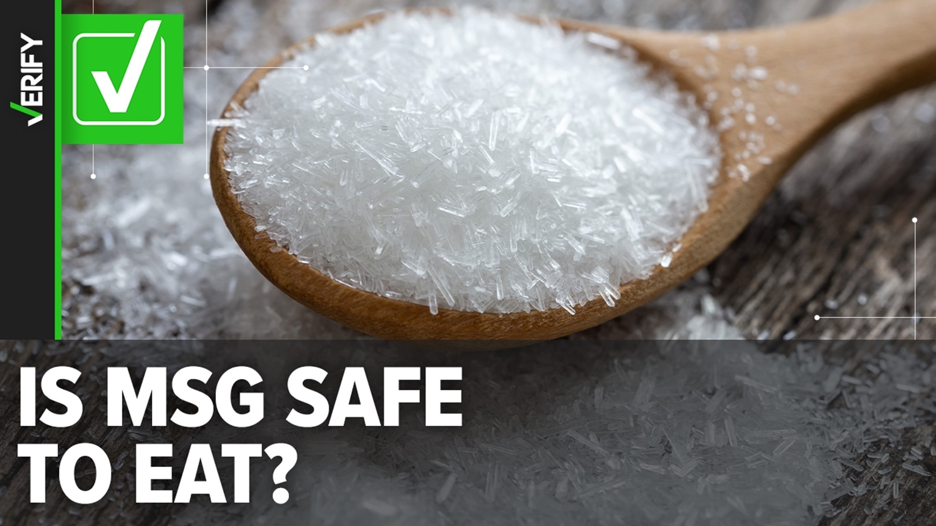 Research shows that eating foods with MSG doesn’t cause headaches, palpitations, or other symptoms. MSG has less sodium than table salt.