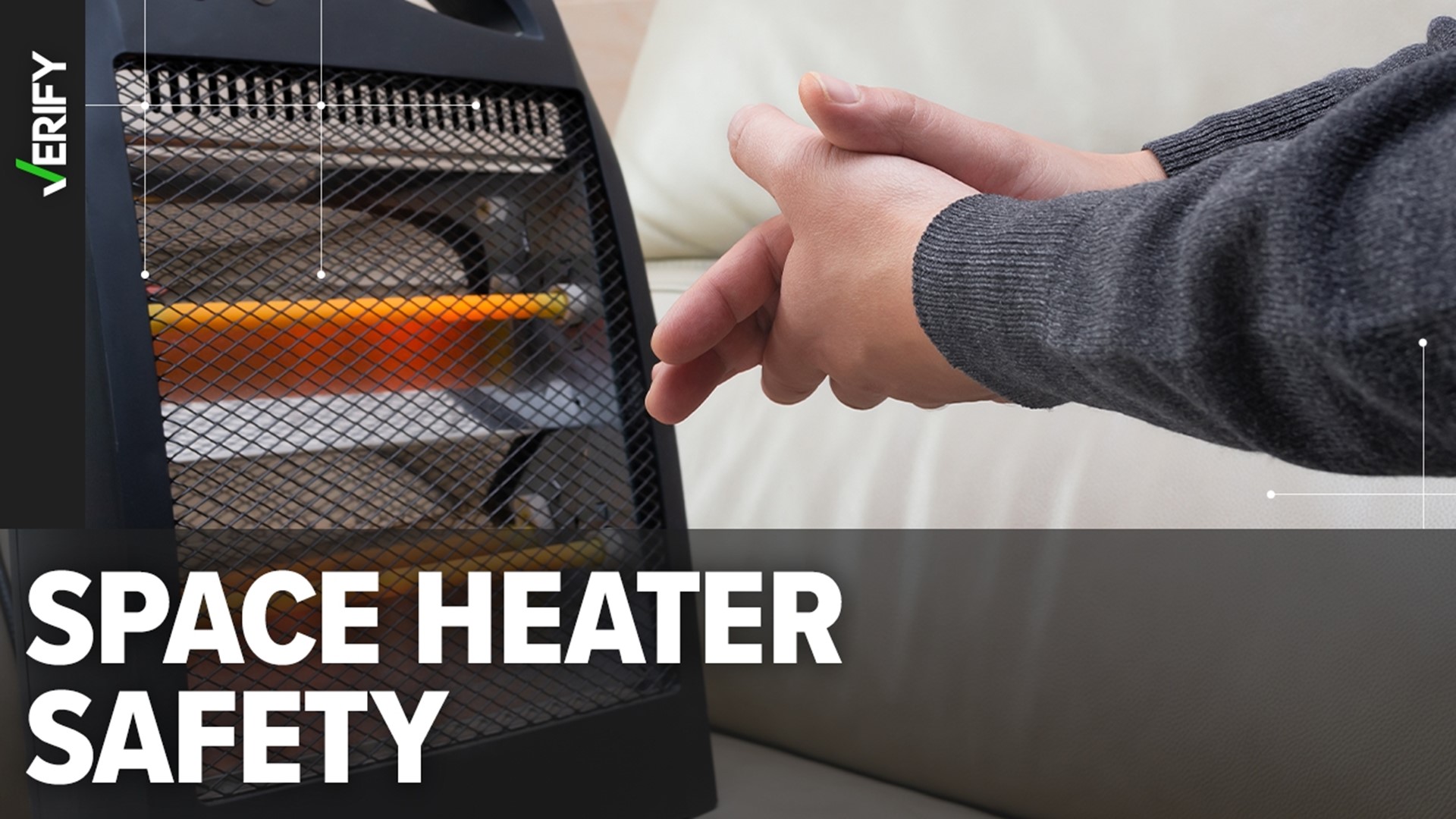 Safety experts say it’s unsafe to plug a space heater into an extension cord or power strip. It’s not safe to leave a space heater on overnight, either.