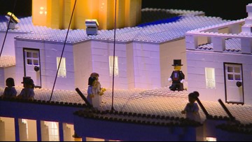 giant lego titanic