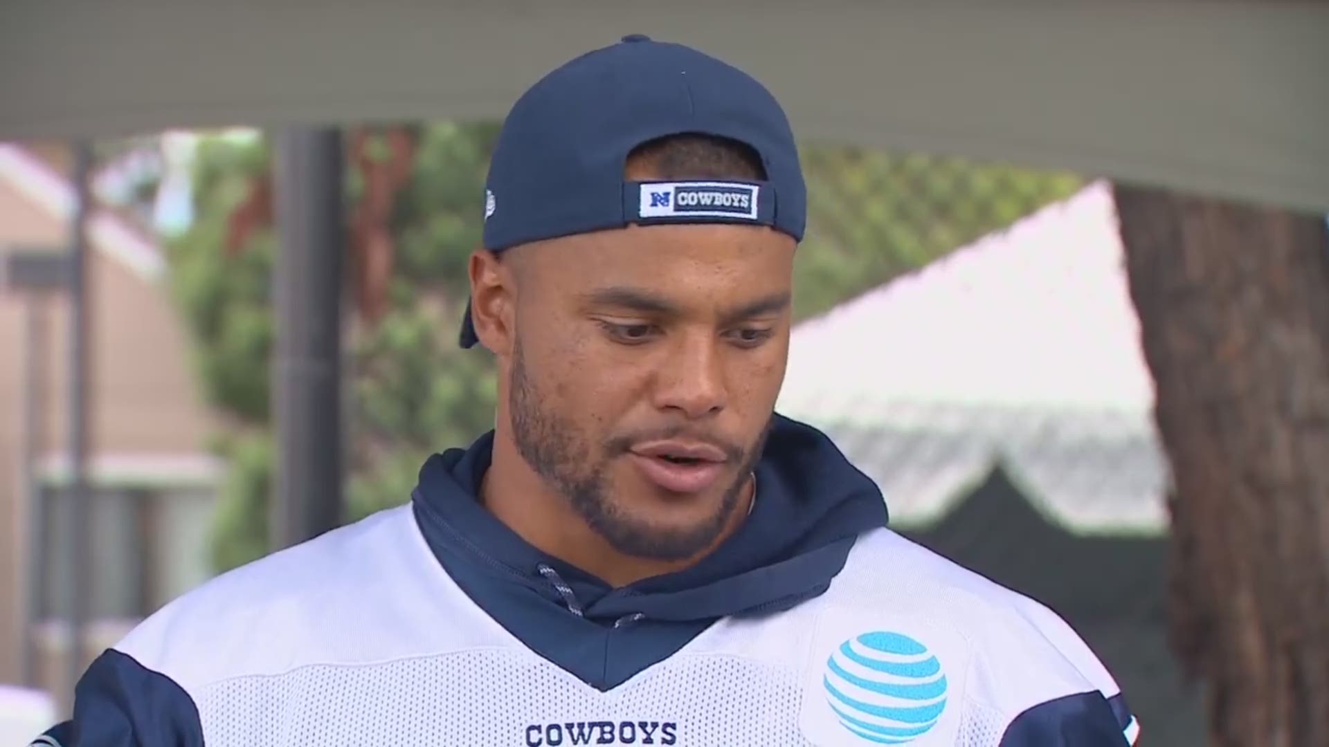 Dak Prescott makes his first public comments since the news of Ezekiel Elliott's six-game suspension. On the same day, Elliott appealed the ban.