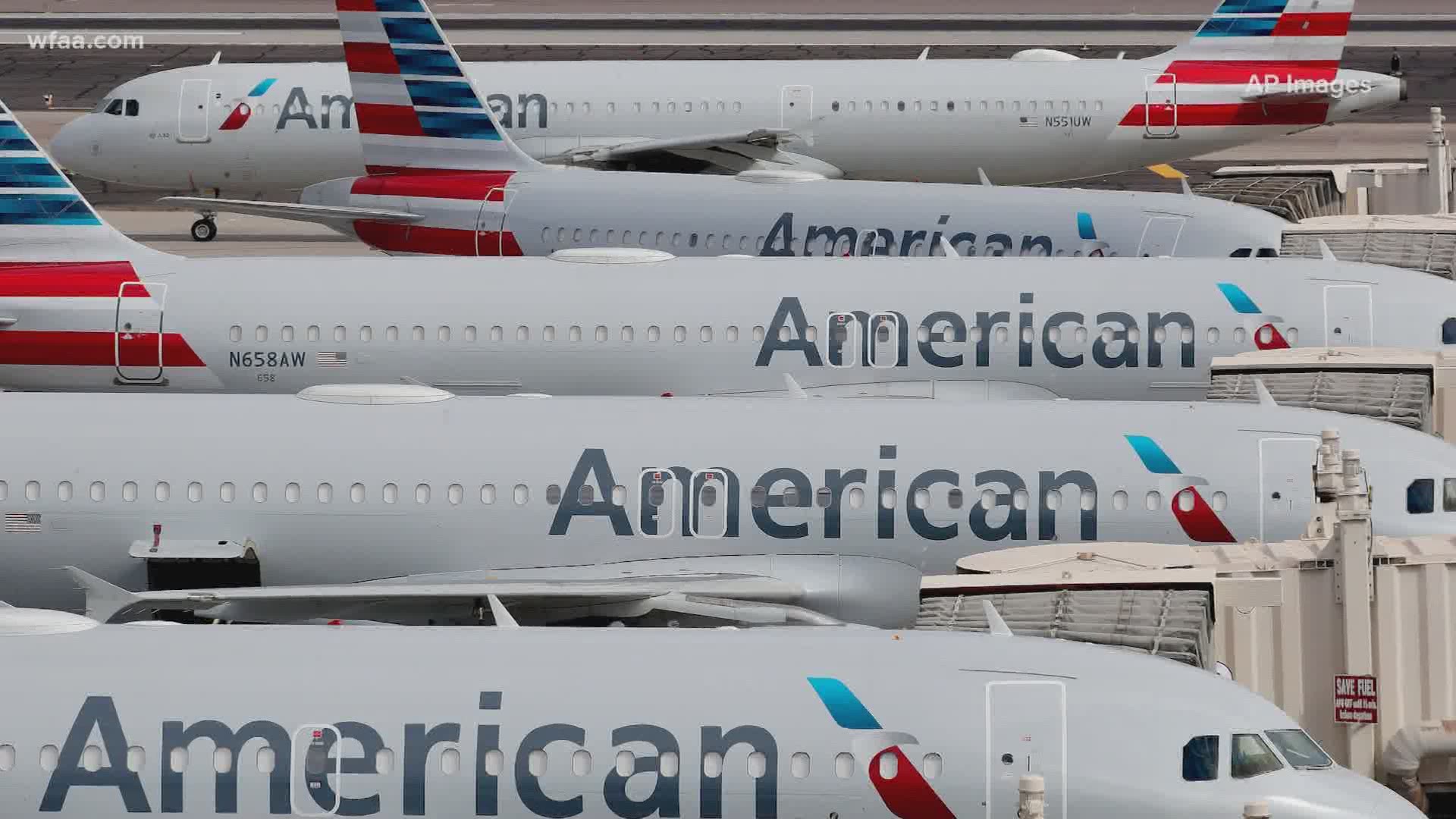 American Airlines says it will furlough or lay off 19,000 employees in October as it struggles with a sharp downturn in travel because of the pandemic.