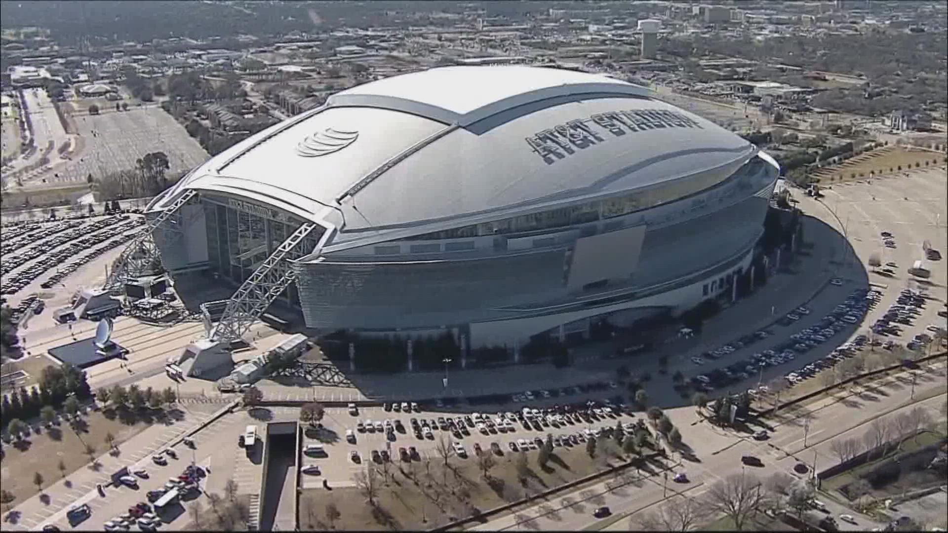 The NFL has reached out to AT&T Stadium to check on its availability as a backup 2022 Super Bowl venue; Arlington officials say the city is ready to host if needed.