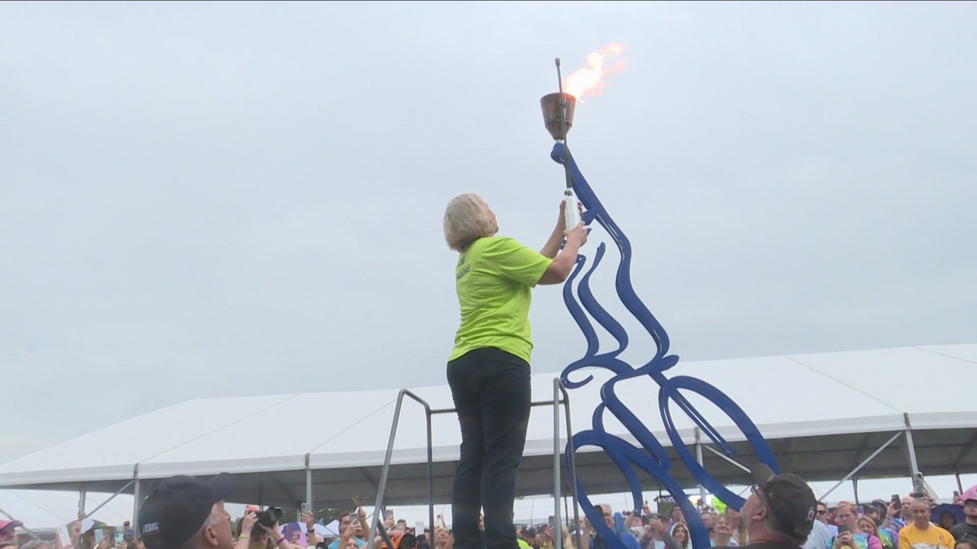 The celebration kicked off the 28th annual Ride for Roswell.