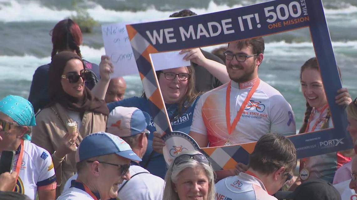 Cyclists complete 500-Mile ride across New York for cancer research