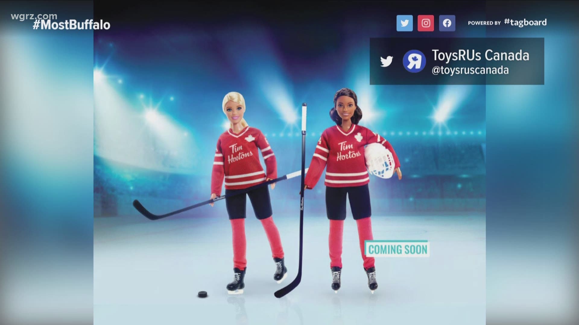 Mattel unveils new Tim Horton hockey barbie doll