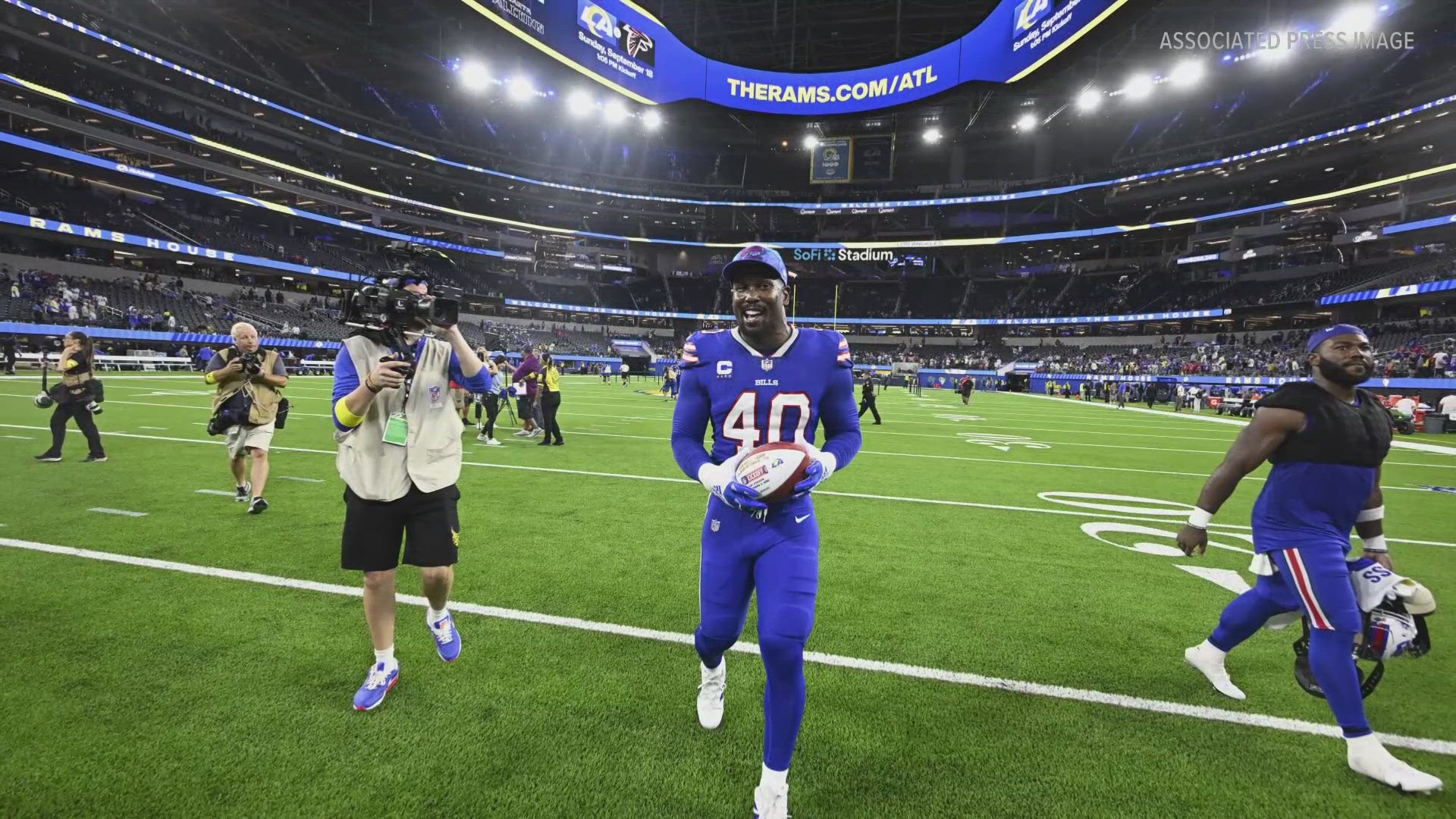 For a third straight year, the Bills schedule brings them to SoFi stadium here in Inglewood California.