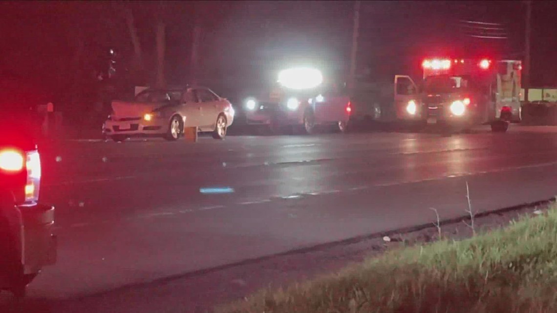 Car crash puts part of Route 78 closed