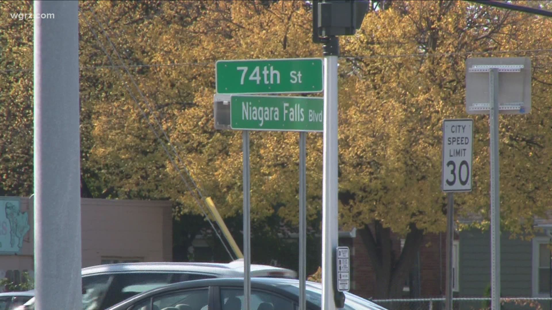 Police say charges are pending against a 32-year-old man who hit two other cars on Niagara Falls Boulevard and then tried to drive off before hitting a utility pole.