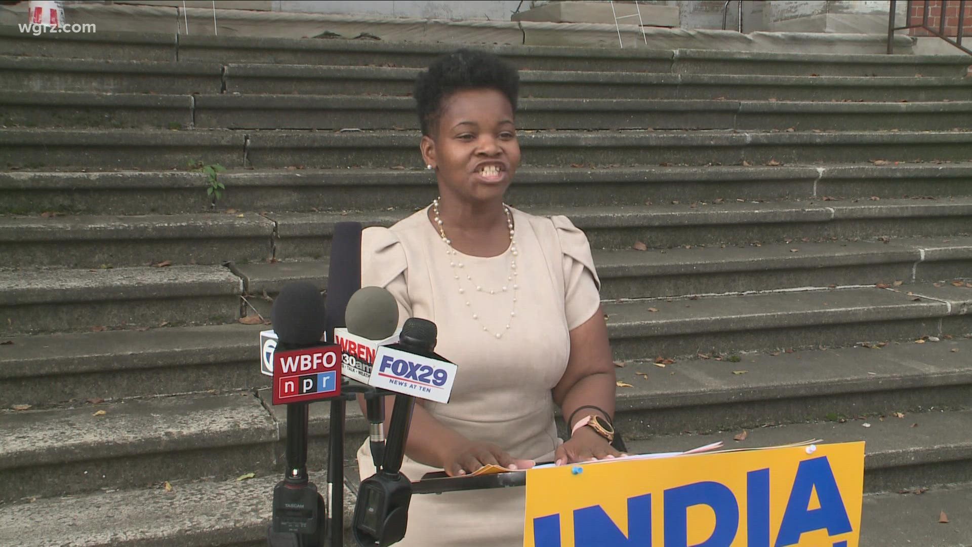 India Walton spoke more today about having her car impounded because she had several unpaid parking tickets and failed to have the inspection done.