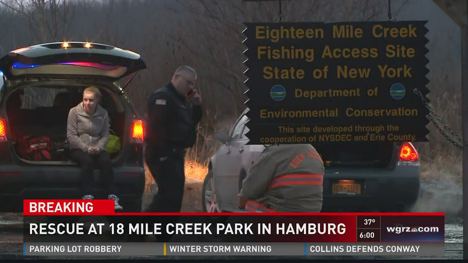 RESCUE AT 18 MILE CREEK PARK IN HAMBURG